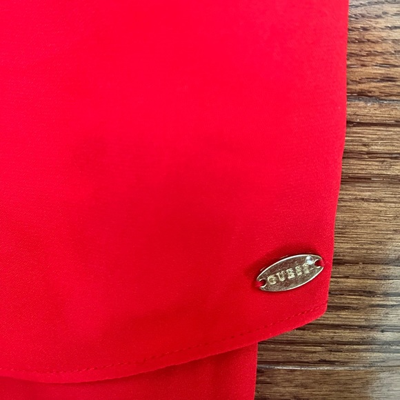 GUESS POLYESTER RED TOP - Picture 3 of 4